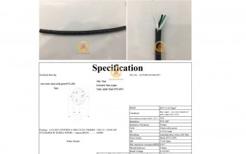 Cáp điều khiển Sangjin 3 core không lưới