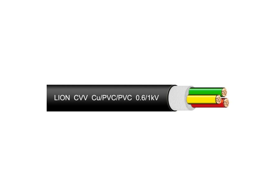 Cáp Điện Lực Hạ Thế CVV - 300/500V - 0.6/1kV - TCVN 6610-4 (3 Lõi, Ruột Đồng, Cách Điện PVC, Vỏ Bọc PVC)